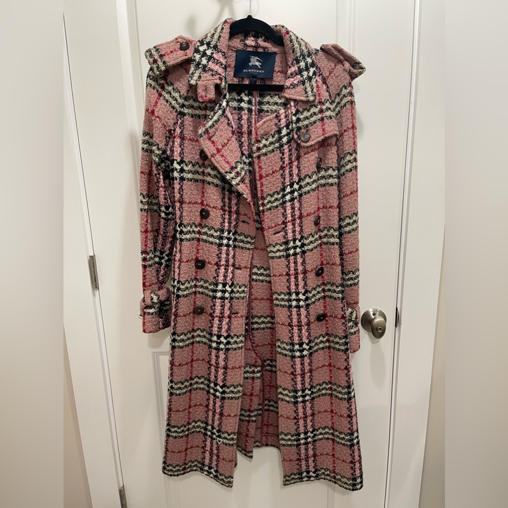 100% Authentic Burberry wool trench jacket